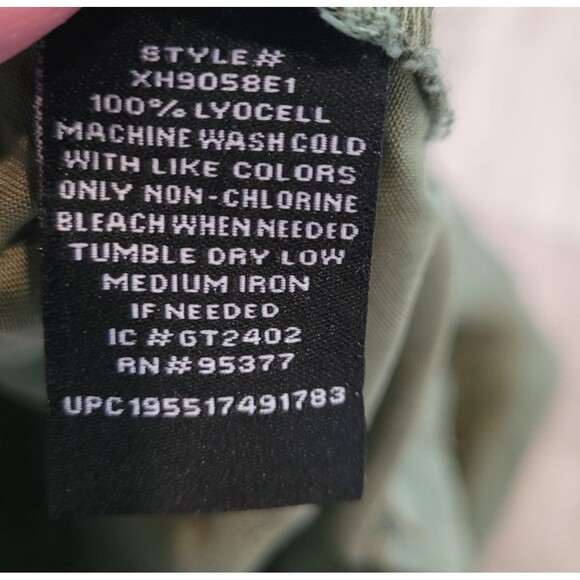 NWT Social Standard By Sanctuary Sz Large Shorts Fortune Tencel Tea Green Hiking - Picture 6 of 6